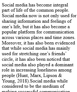 Research Paper on Harmful Effects of Social Media